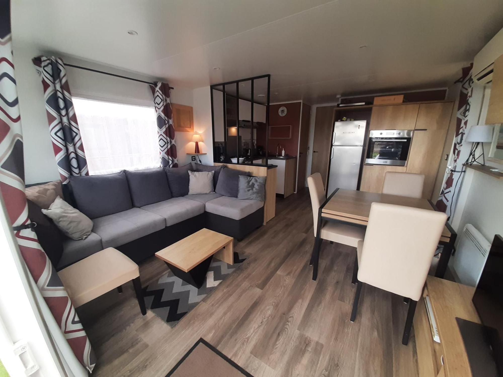 Serenity 565 Au Lac Des Reves-Camping 4 Etoiles-Mobil Home 3Ch-6Pl-Clim-Sdb- Wc Separe-Au Calme, Belle Vue Sur Le Lac, Sans Vis A Vis Lattes Exterior photo